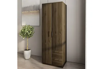 Hearst Garderobsskåp 60x171,8 cm - Valnöt - Förvaring - Skåp - Garderobsskåp