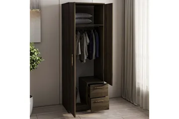 Hearst Garderobsskåp 60x171,8 cm - Valnöt - Förvaring - Skåp - Garderobsskåp