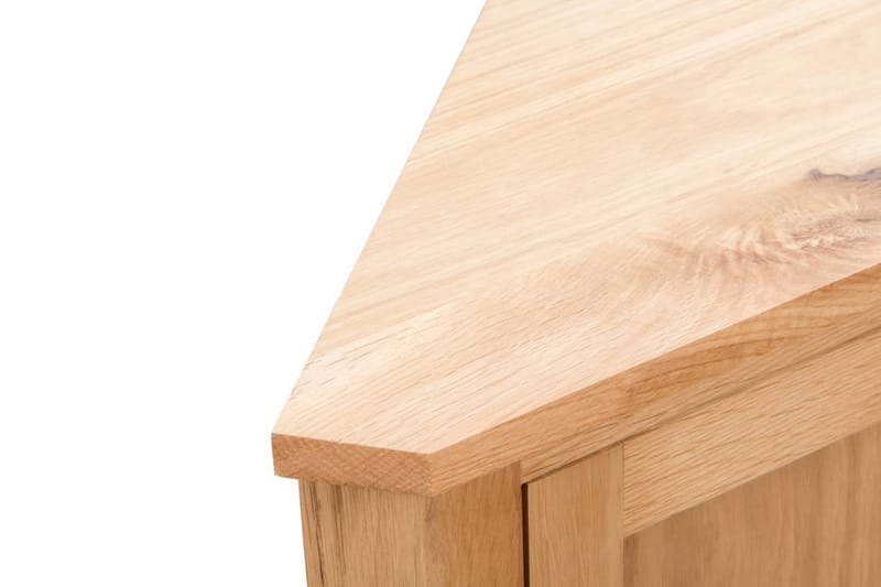 Hörnskåp 59x36x80 cm massiv ek - Brun - Förvaring - Skåp - Hörnskåp