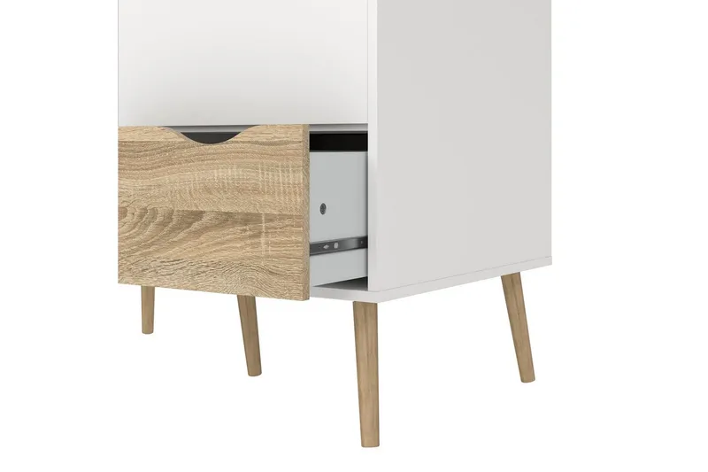 Hostafranc Garderobsskåp 98,7x200,1 cm - Vit - Förvaring - Skåp - Garderobsskåp