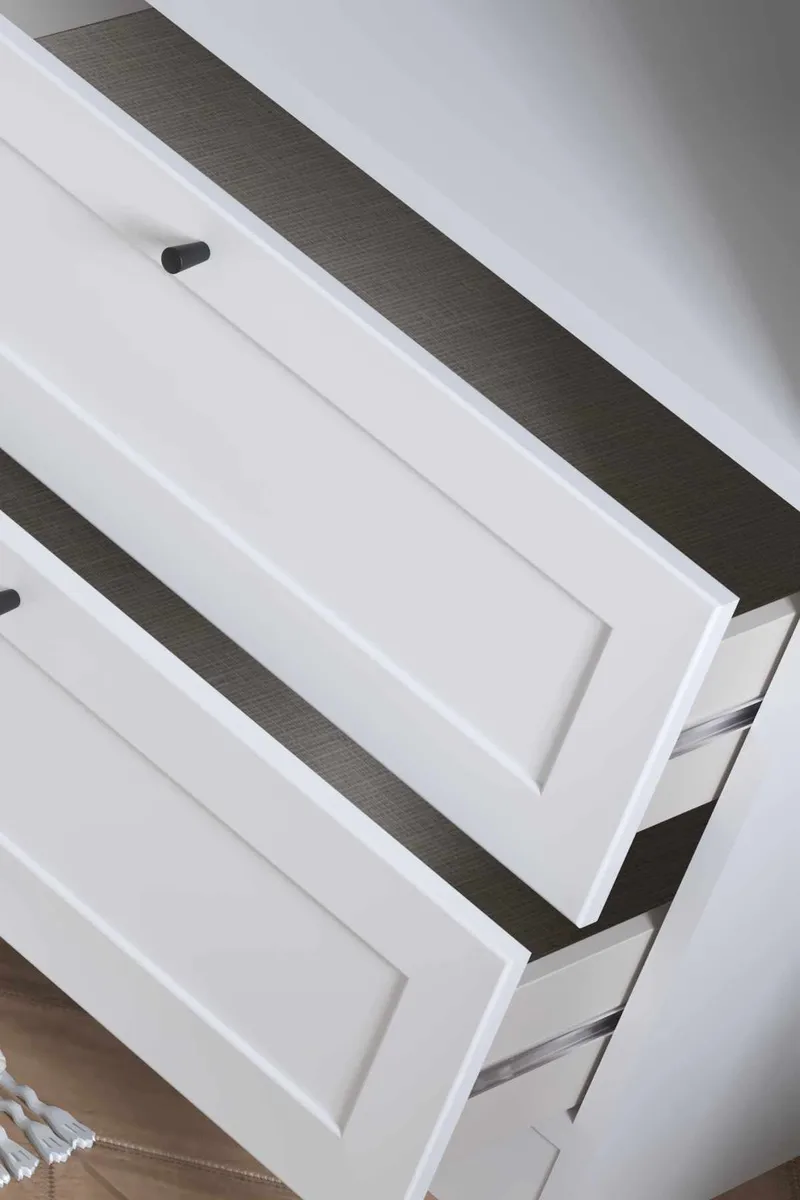 Interlaken Garderob 205x210 cm - Vit - Förvaring - Skåp - Garderobsskåp