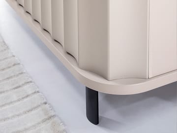 Joriel Vitrinskåp 99x155 cm - Beige - Förvaring - Skåp - Vitrinskåp