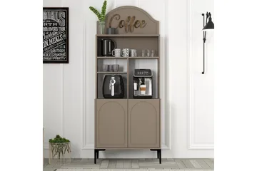 Kaffebarskåp Hazim Två Atlas / Svart - Atlas / Svart - Förvaring - Skåp - Barskåp