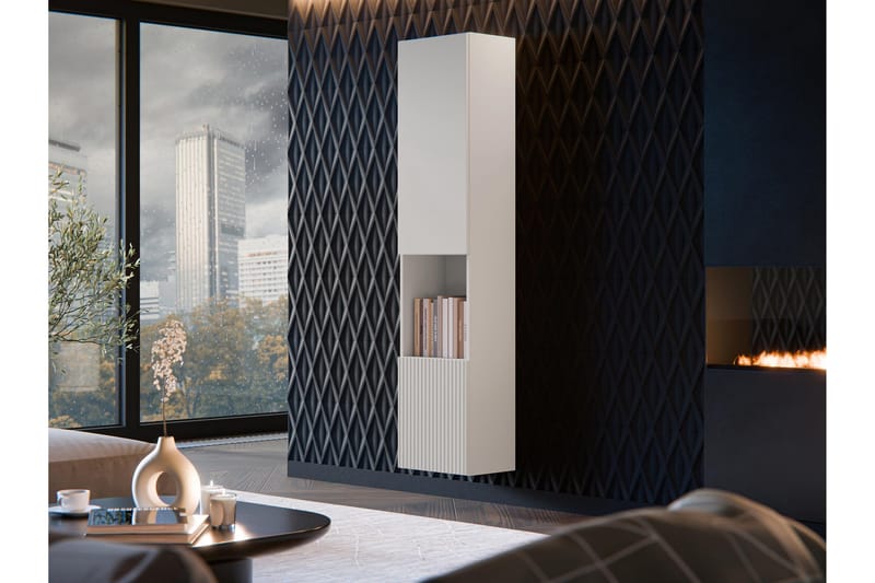 Kangana Vitrinskåp 40x180 cm - Förvaring - Skåp - Vitrinskåp