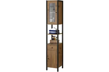 Brayden TV-skåp 33x180 cm - Brun/Svart - Förvaring - Skåp - Köksskåp - Högskåp
