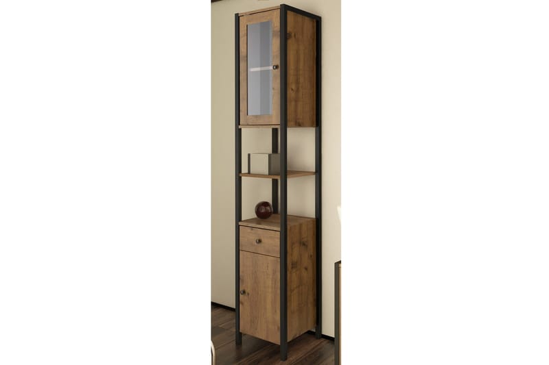 Brayden TV-skåp 33x180 cm - Brun/Svart - Förvaring - Skåp - Köksskåp - Högskåp