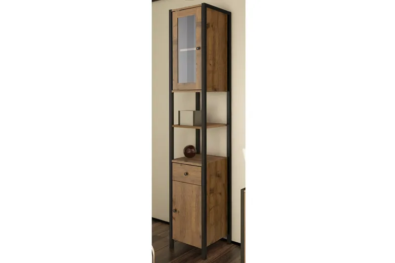 Brayden TV-skåp 33x180 cm - Brun/Svart - Förvaring - Skåp - Köksskåp - Högskåp