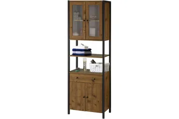 Brayden TV-skåp 60x180 cm - Brun/Svart - Förvaring - Skåp - Köksskåp - Högskåp