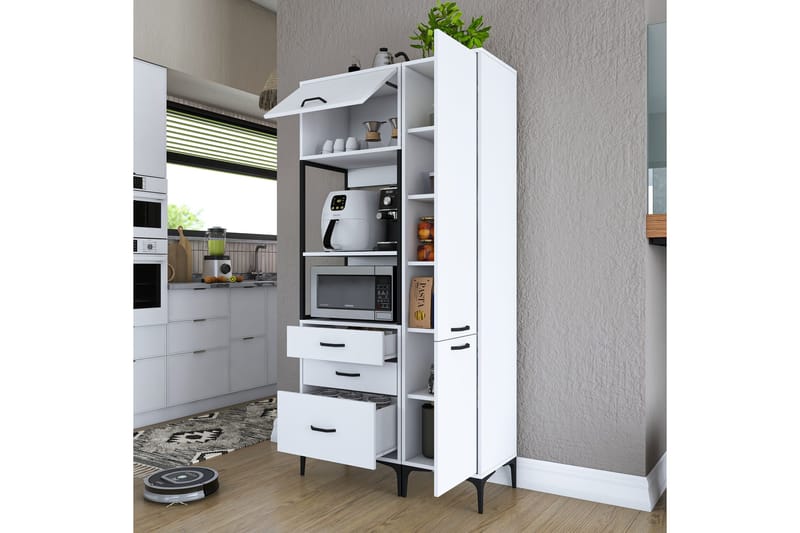 Eligius Högskåp - Vit - Förvaring - Skåp - Köksskåp - Högskåp