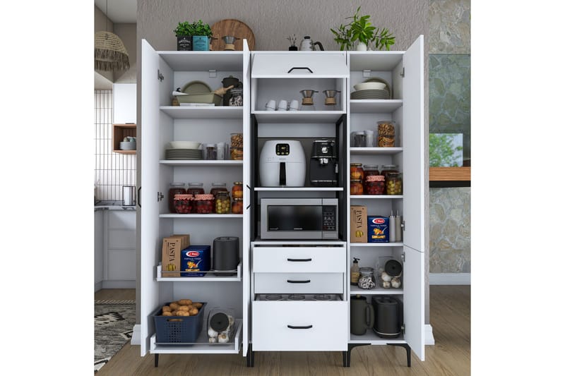 Eligius Högskåp - Vit - Förvaring - Skåp - Köksskåp - Högskåp