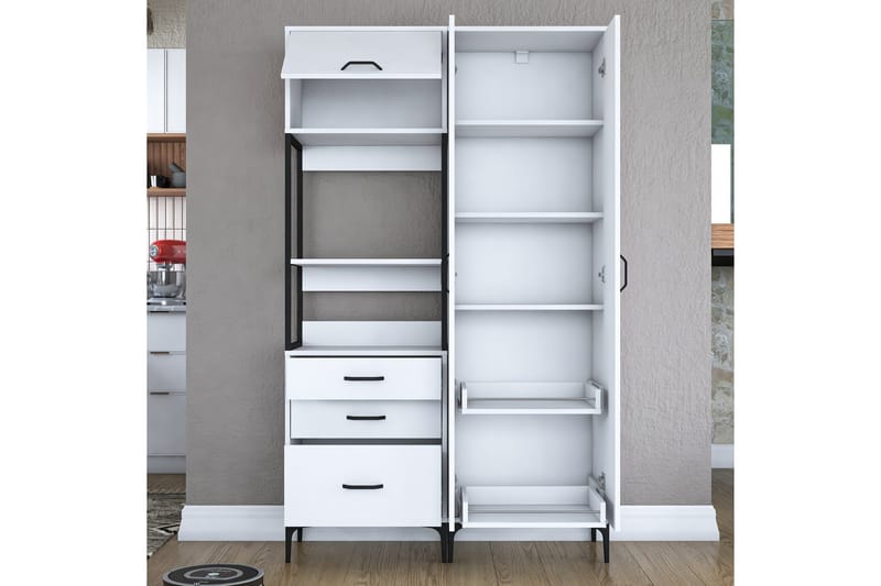 Eligius Högskåp - Vit - Förvaring - Skåp - Köksskåp - Högskåp