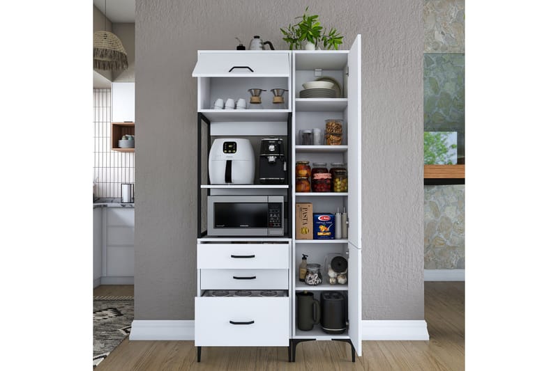 Eligius Högskåp - Vit - Förvaring - Skåp - Köksskåp - Högskåp