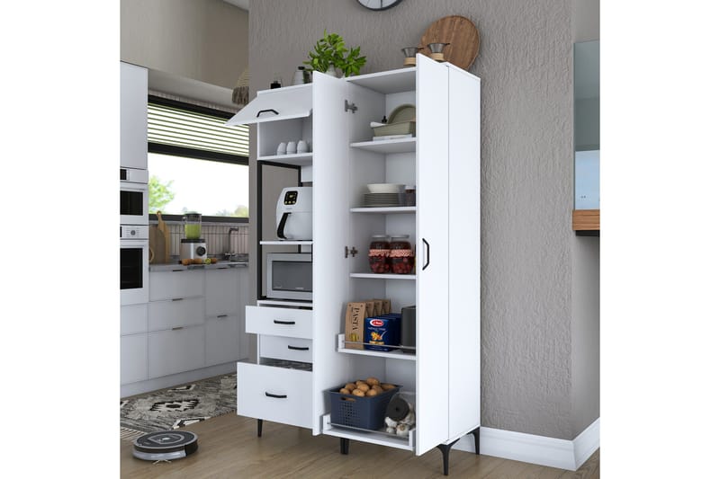 Eligius Högskåp - Vit - Förvaring - Skåp - Köksskåp - Högskåp