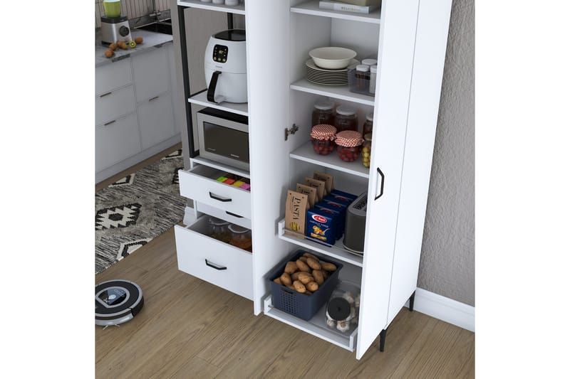 Eligius Högskåp - Vit - Förvaring - Skåp - Köksskåp - Högskåp