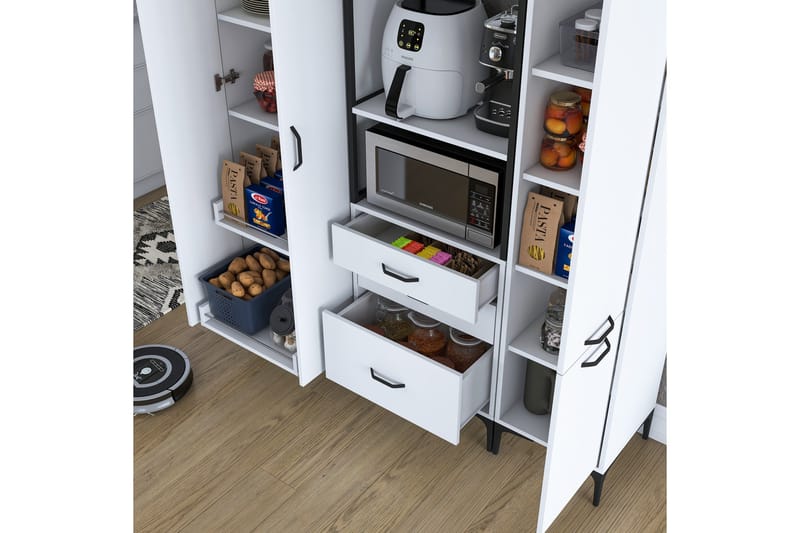 Eligius Högskåp - Vit - Förvaring - Skåp - Köksskåp - Högskåp