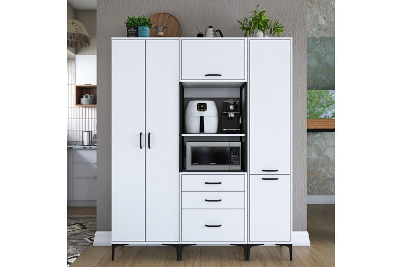 Eligius Högskåp - Vit - Förvaring - Skåp - Köksskåp - Högskåp