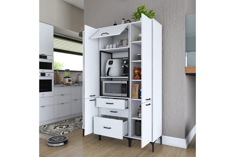 Eligius Högskåp - Vit - Förvaring - Skåp - Köksskåp - Högskåp