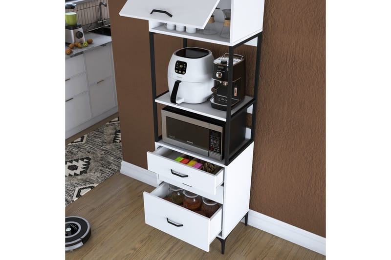 Eligius Högskåp - Vit - Förvaring - Skåp - Köksskåp - Högskåp