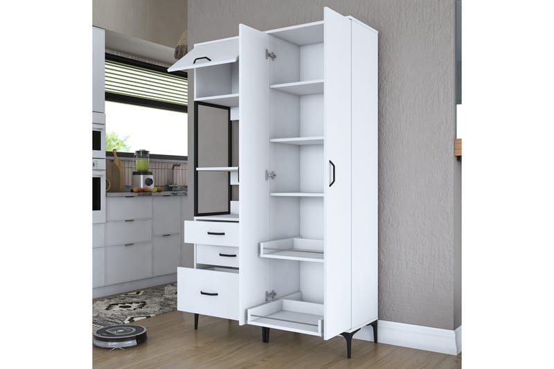 Eligius Högskåp - Vit - Förvaring - Skåp - Köksskåp - Högskåp