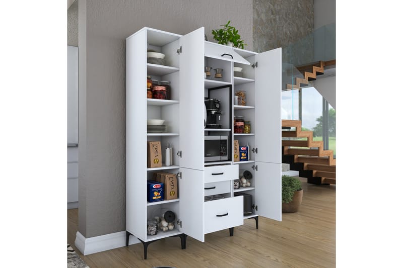 Eligius Högskåp - Vit - Förvaring - Skåp - Köksskåp - Högskåp