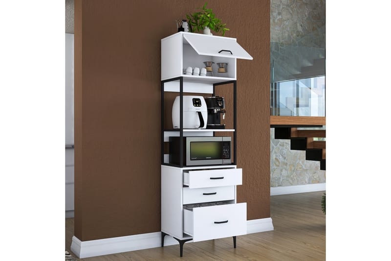 Eligius Högskåp - Vit - Förvaring - Skåp - Köksskåp - Högskåp