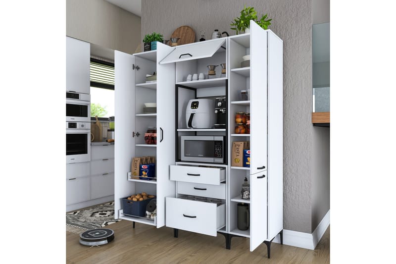 Eligius Högskåp - Vit - Förvaring - Skåp - Köksskåp - Högskåp