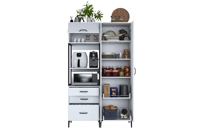 Eligius Högskåp - Vit - Förvaring - Skåp - Köksskåp - Högskåp