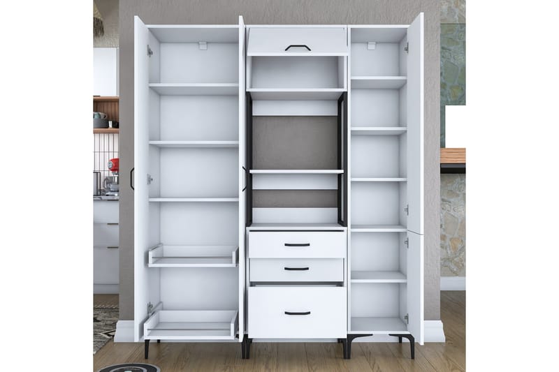 Eligius Högskåp - Vit - Förvaring - Skåp - Köksskåp - Högskåp