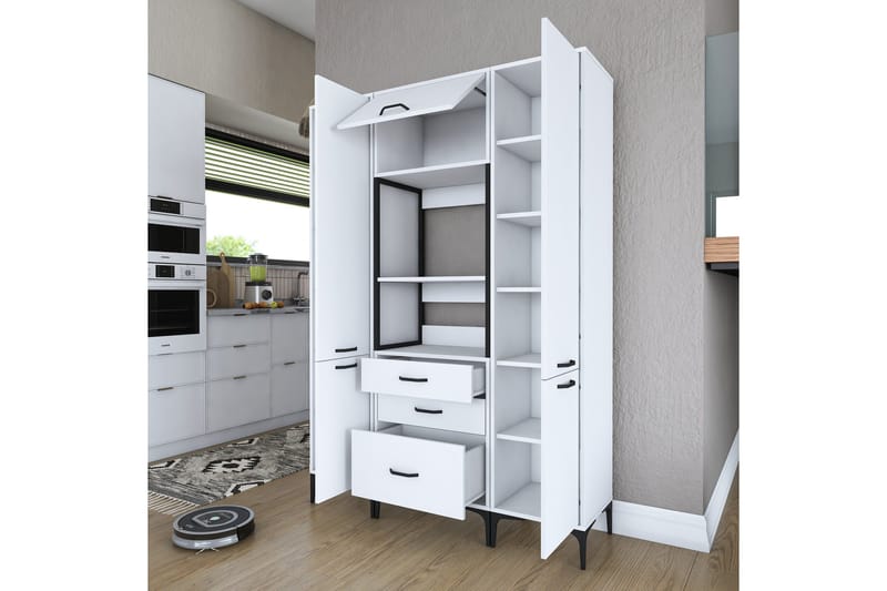 Eligius Högskåp - Vit - Förvaring - Skåp - Köksskåp - Högskåp