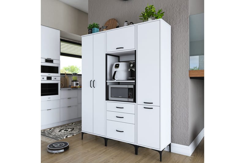 Eligius Högskåp - Vit - Förvaring - Skåp - Köksskåp - Högskåp