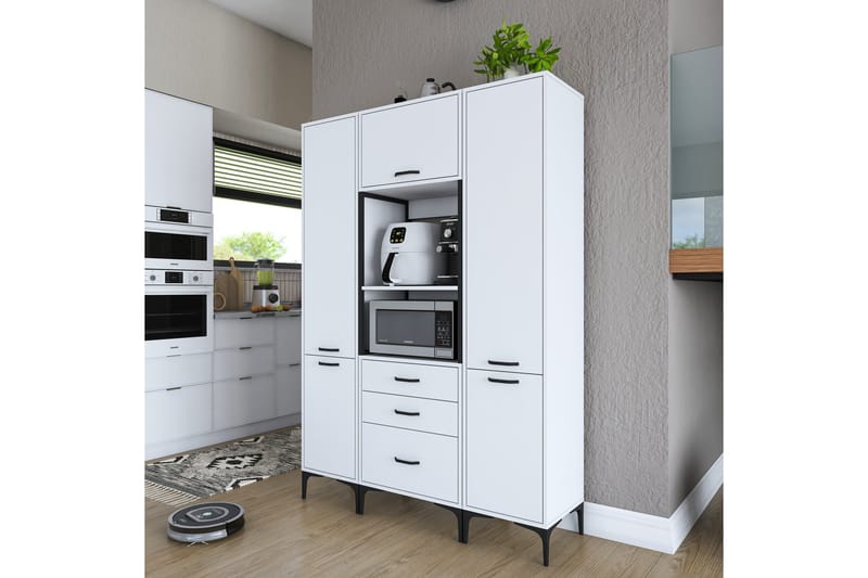 Eligius Högskåp - Vit - Förvaring - Skåp - Köksskåp - Högskåp