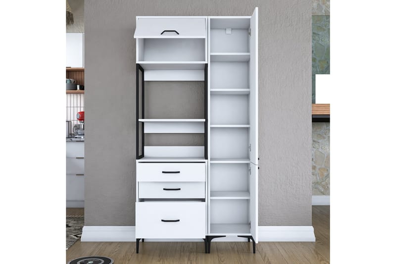 Eligius Högskåp - Vit - Förvaring - Skåp - Köksskåp - Högskåp