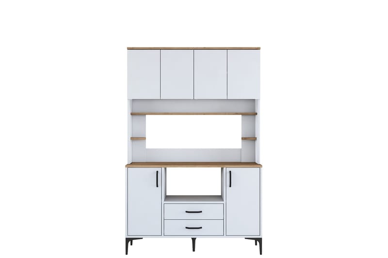 Eligius Högskåp, Vit/Valnöt