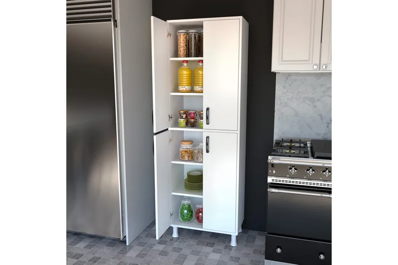Erickslund Förvaringsskåp - Vit - Förvaring - Skåp - Köksskåp - Högskåp