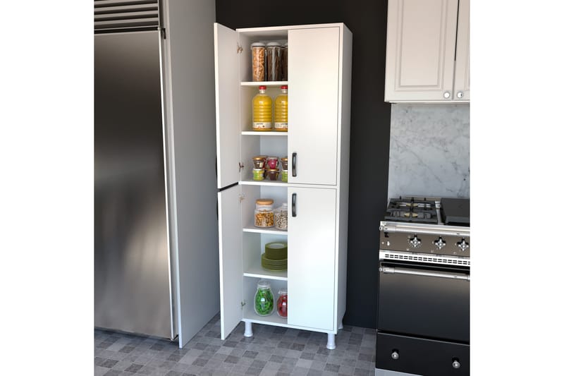 Erickslund Förvaringsskåp - Vit - Förvaring - Skåp - Köksskåp - Högskåp