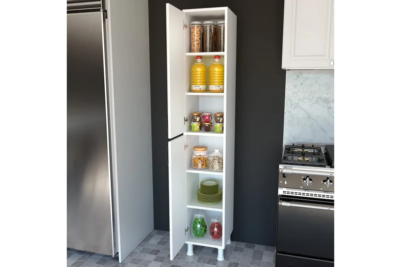 Erickslund Förvaringsskåp - Vit - Förvaring - Skåp - Köksskåp - Högskåp