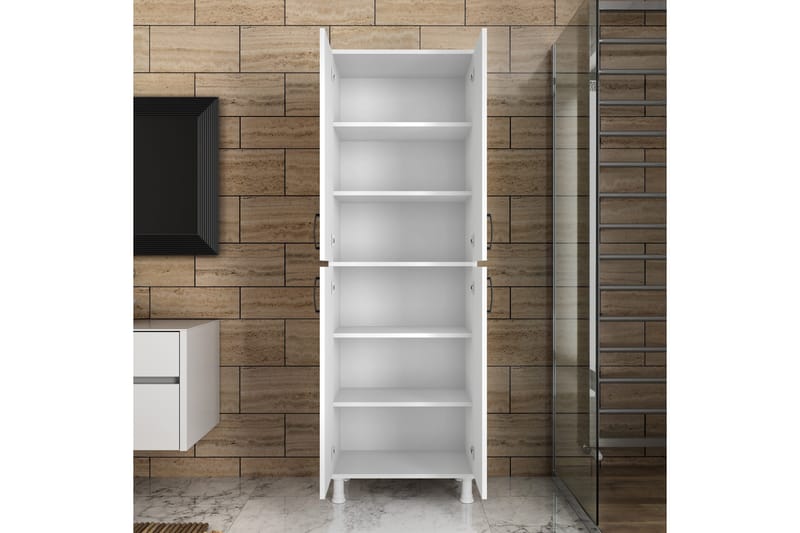 Erickslund Förvaringsskåp - Vit - Förvaring - Skåp - Köksskåp - Högskåp