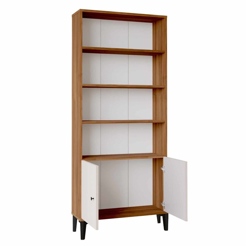 Fenvik Multifunktionsskåp 75x178x25 cm - Valnöt - Förvaring - Skåp - Köksskåp - Högskåp