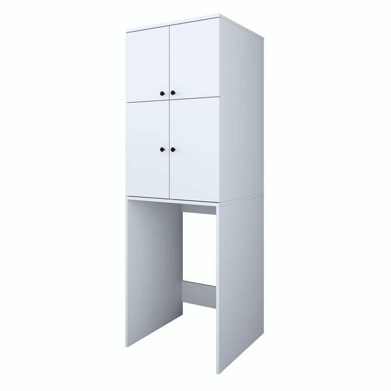 Fenvik Tvättmaskinsskåp 65x193,6x62,5 cm - Vit - Förvaring - Skåp - Köksskåp - Högskåp
