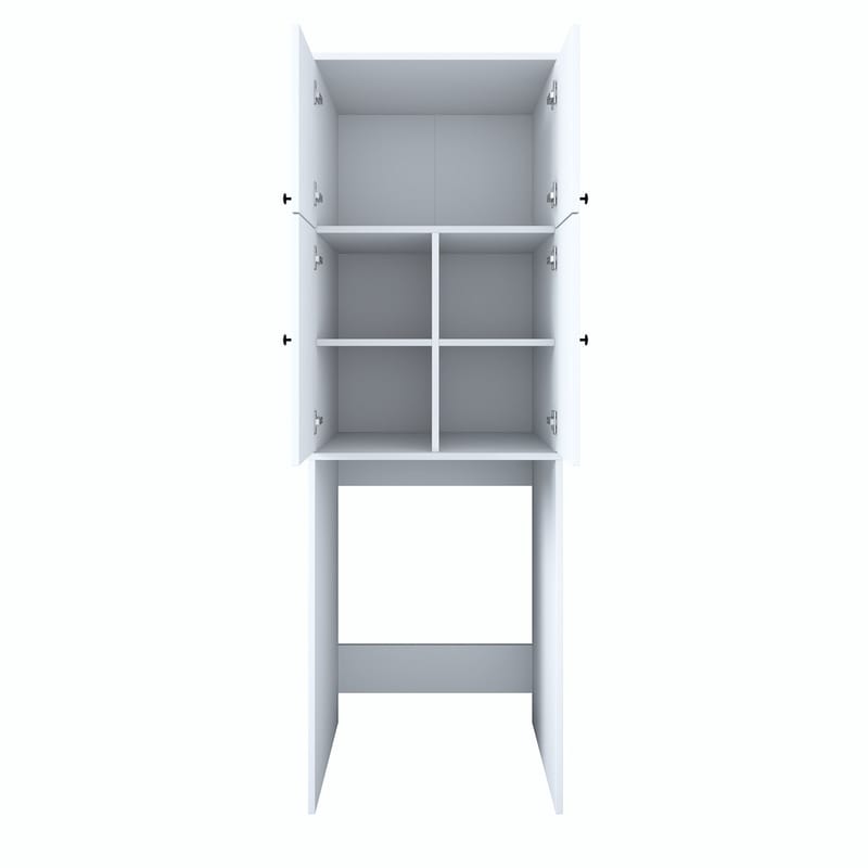 Fenvik Tvättmaskinsskåp 65x193,6x62,5 cm - Vit - Förvaring - Skåp - Köksskåp - Högskåp