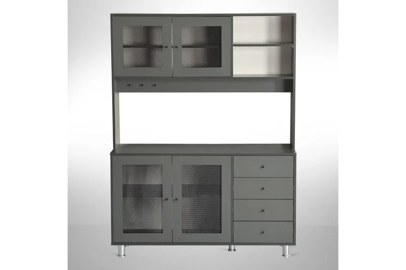 Flerfunktionsskåp Jatin Antracit, Antracit