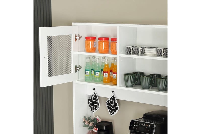 Flerfunktionsskåp Periorport Vit - Vit - Förvaring - Skåp - Köksskåp - Högskåp