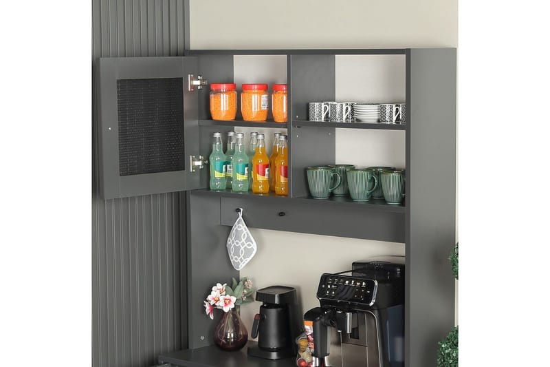 Flerfunktionsskåp Periorport Antracit - Antracit - Förvaring - Skåp - Köksskåp - Högskåp