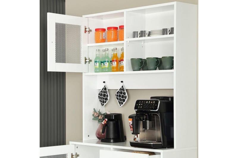 Flerfunktionsskåp Periorport Vit - Vit - Förvaring - Skåp - Köksskåp - Högskåp