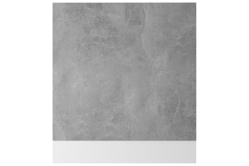 Front för diskmaskin betonggrå 59,5x3x67 cm spånskiva - Grå - Förvaring - Skåp - Köksskåp
