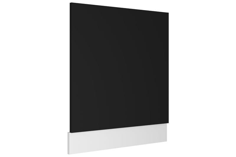 Front för diskmaskin svart 59,5x3x67 cm spånskiva - Svart - Förvaring - Skåp - Köksskåp