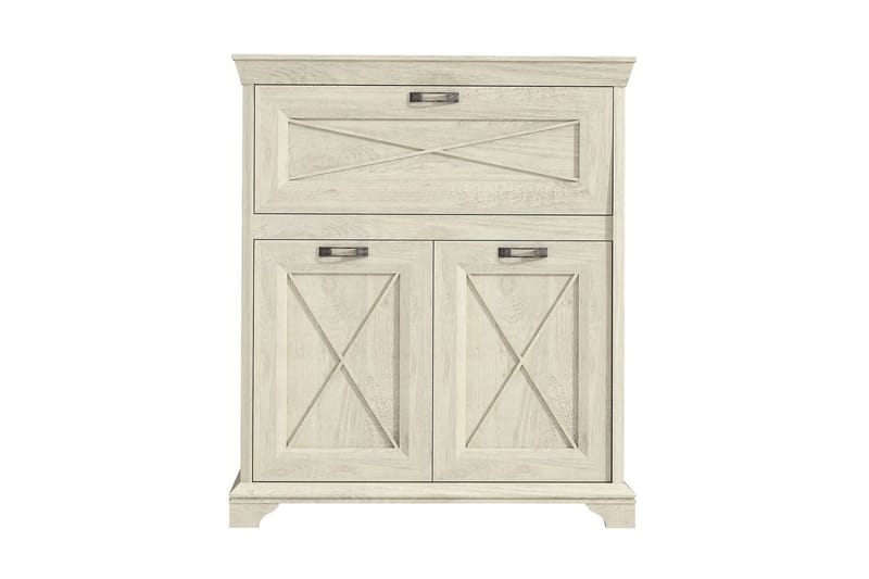 Hurlston Barskåp 123 cm - Vit - Förvaring - Skåp - Barskåp