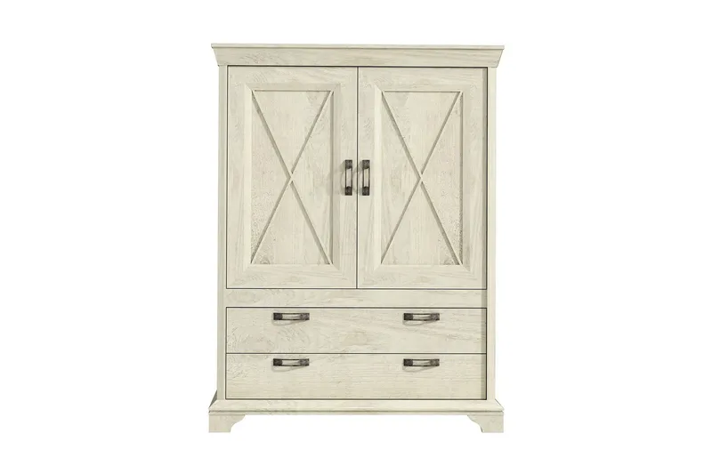 Hurlston Skänk 123 cm - Vit - Förvaring - Förvaringsmöbler - Skänkar & sideboards