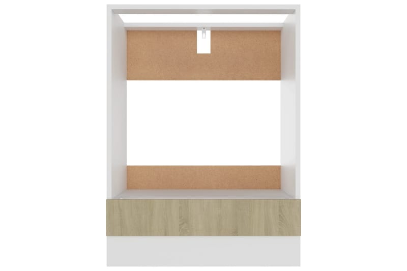 Köksskåp för ugn sonoma-ek 60x46x81,5 cm spånskiva - Brun - Förvaring - Skåp - Köksskåp