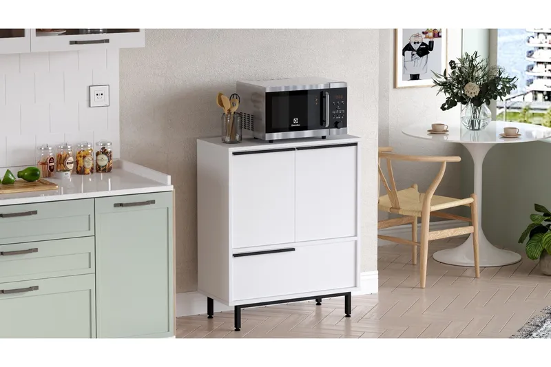 Liyakat Underskåp, Vit